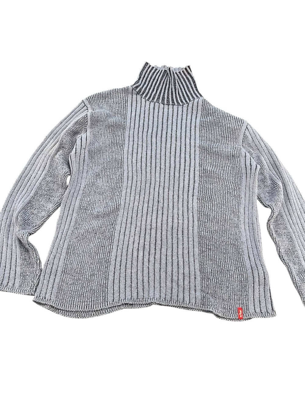 Vintage Levis Red Tab Ribbed Turtleneck Sweater XL Size (01)
